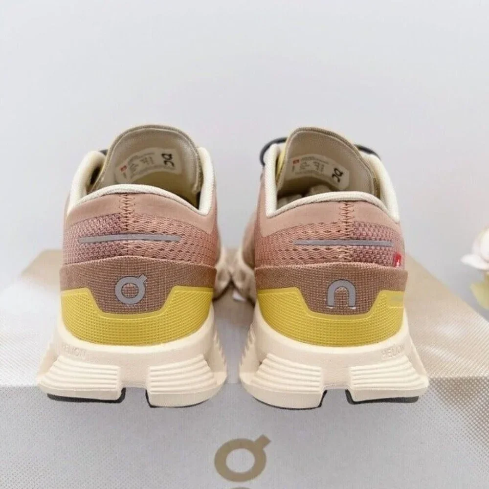 NEW ON CLOUD X Running Shoe Mocha/ Sand Pink Womens Size US 8.5 * Rare - Picture 6 of 11